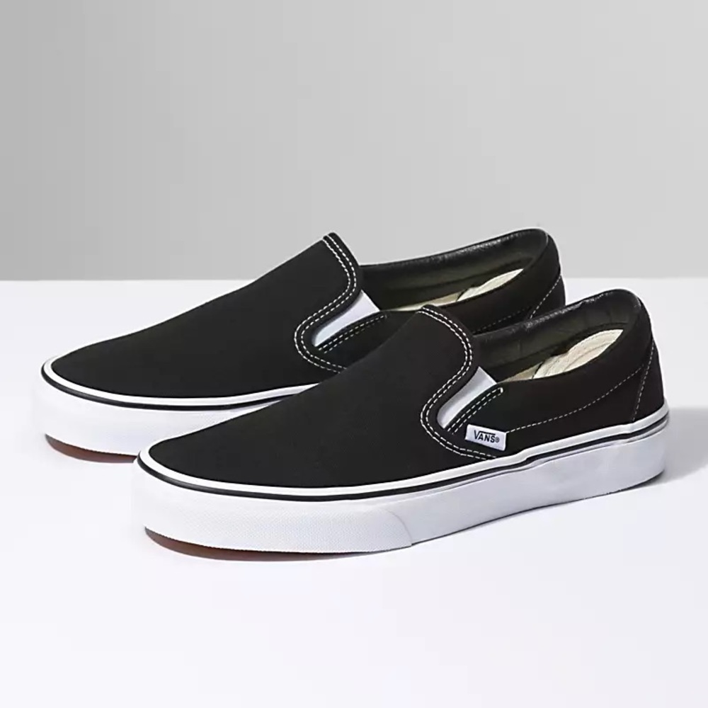 Vans Black Slip On Shoes - Men’s 6.5